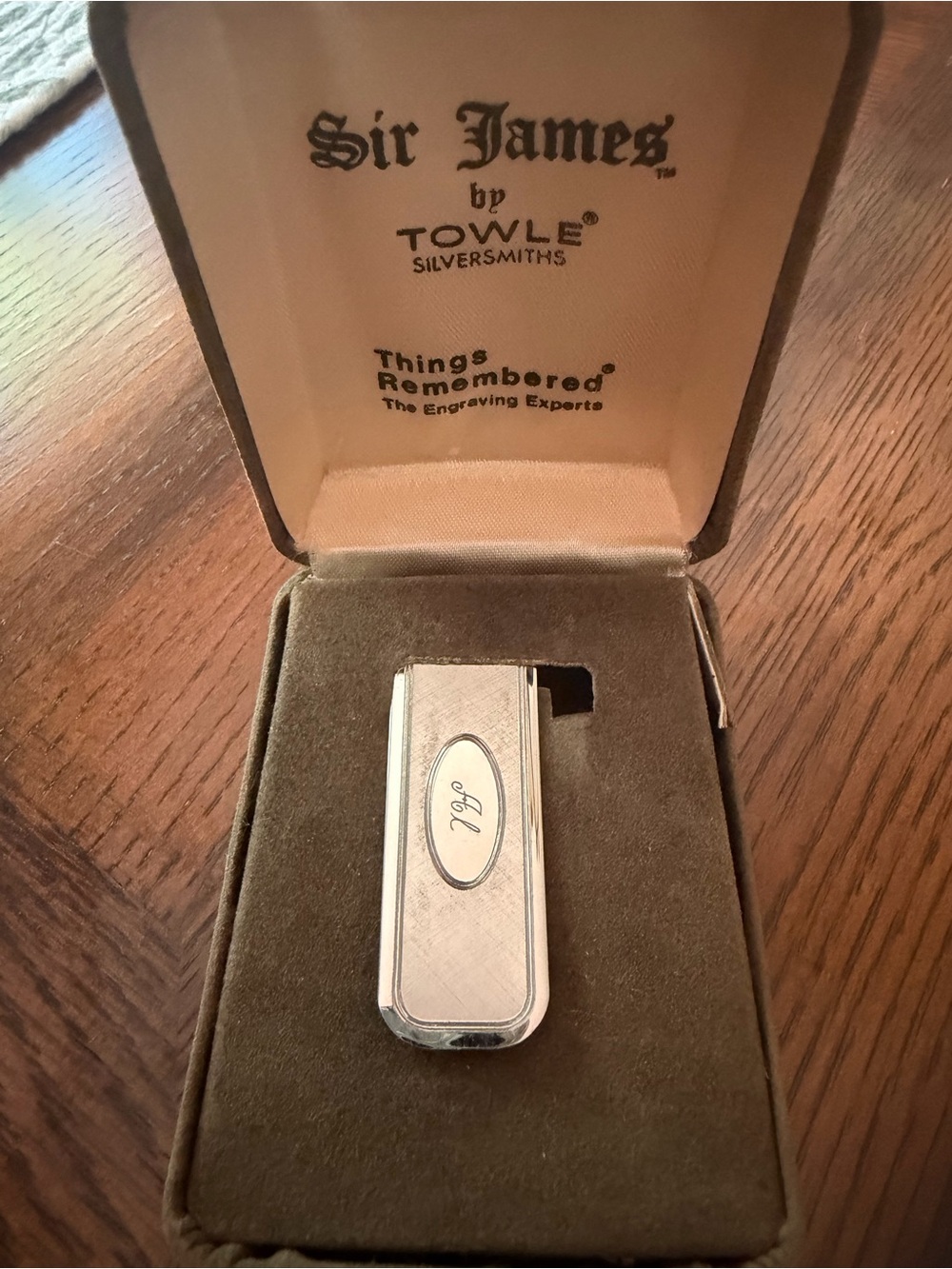 Sir James Towle Silver-Tone Money Clip - Silver
